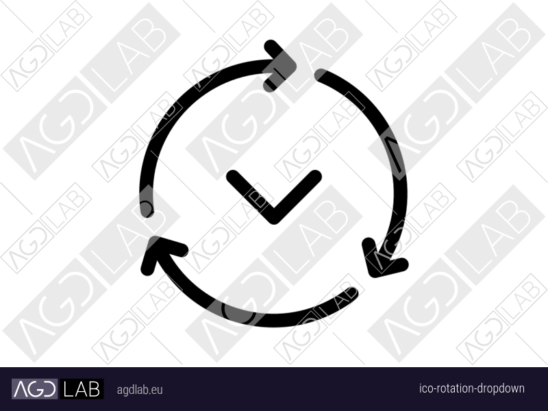 Rotation dropdown icon