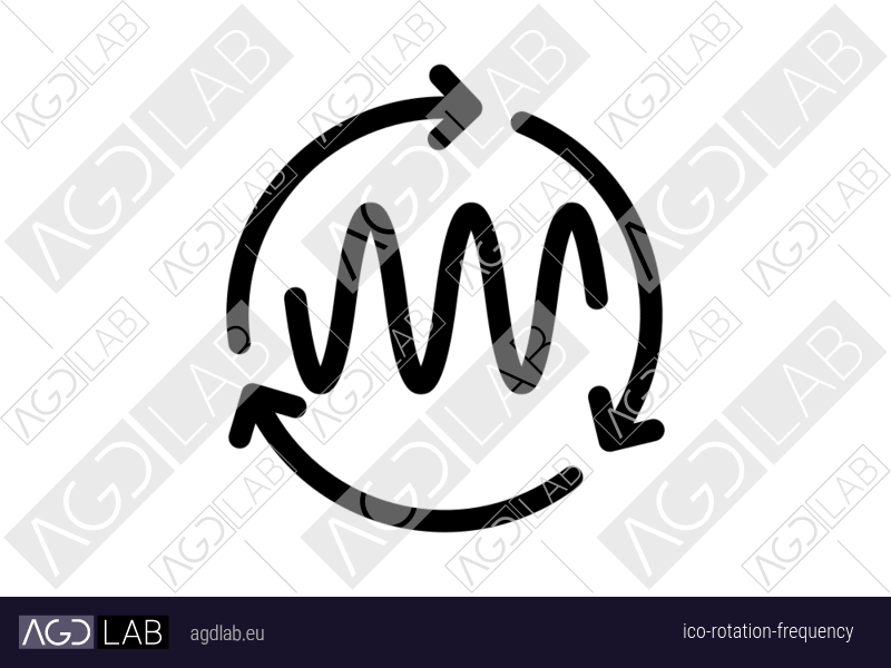 Rotation frequency icon