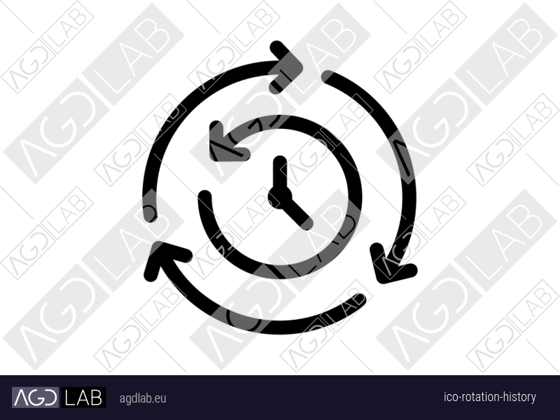Rotation history icon