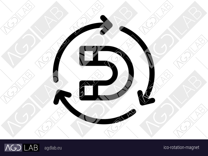 Rotation magnet icon