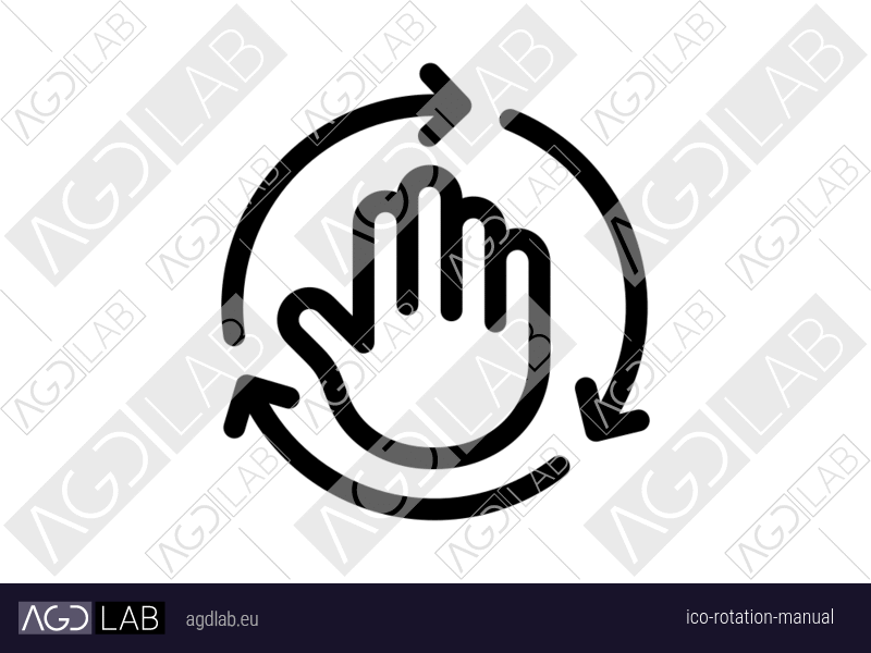 Rotation manual icon