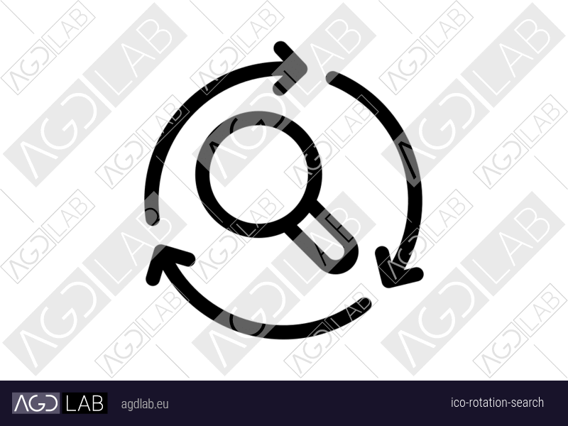 Rotation search icon
