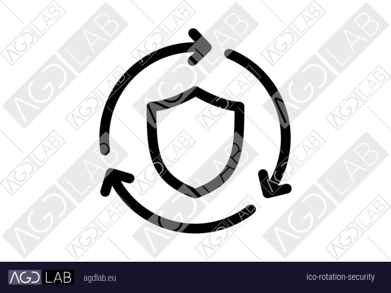 Rotation security icon
