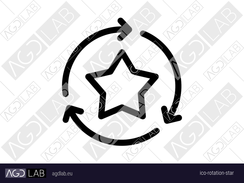 Rotation star icon