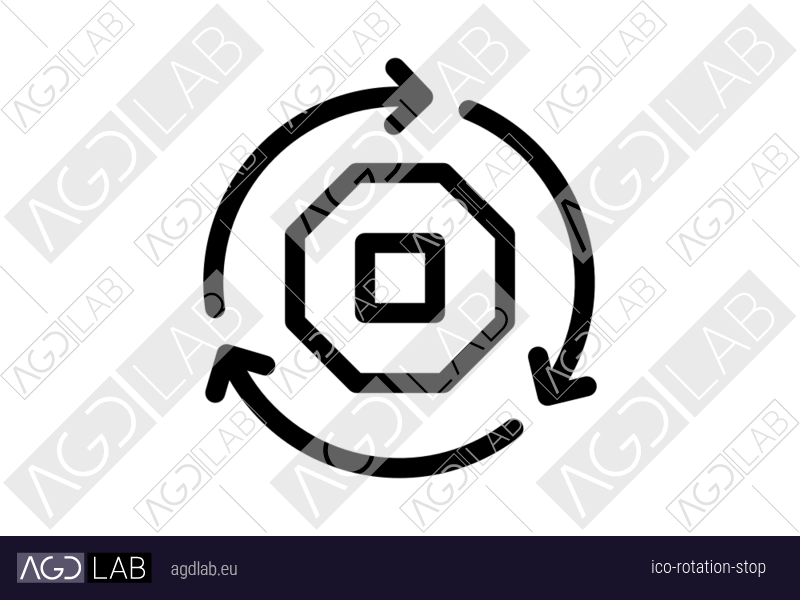 Rotation stop icon
