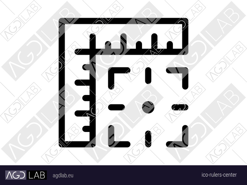 Rulers center icon