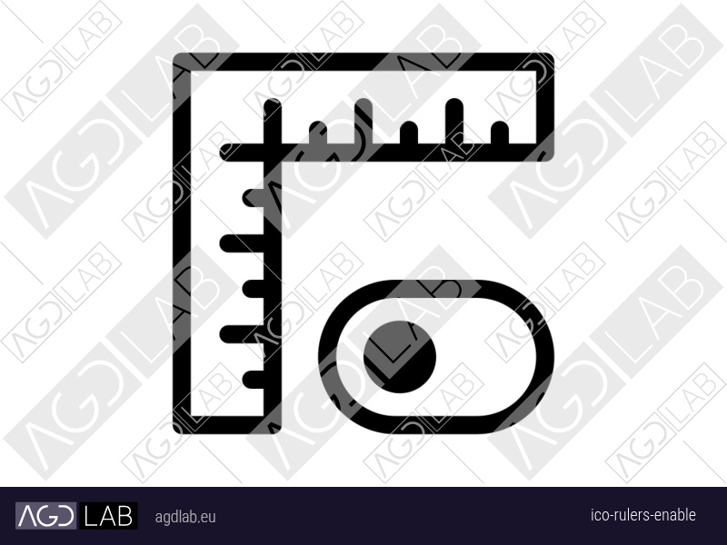 Rulers enable icon