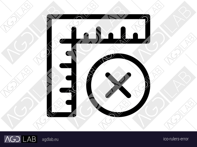 Rulers error icon