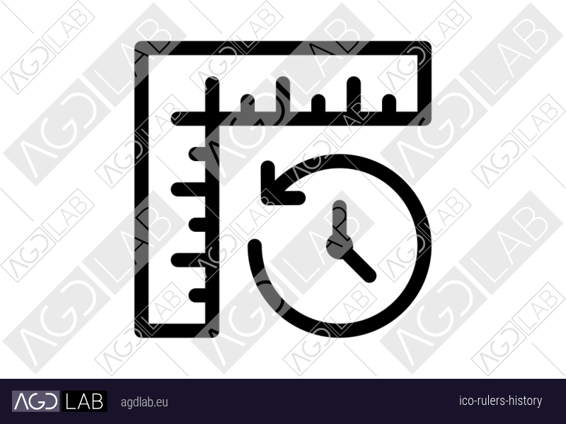 Rulers history icon