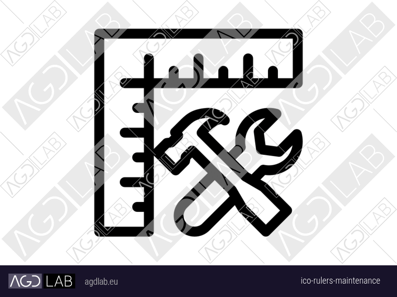 Rulers maintenance icon