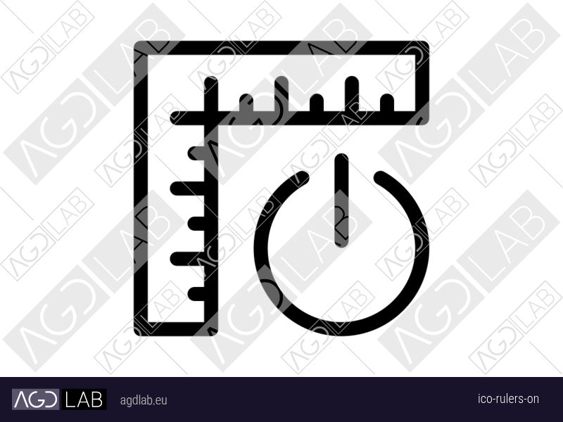 Rulers ON icon
