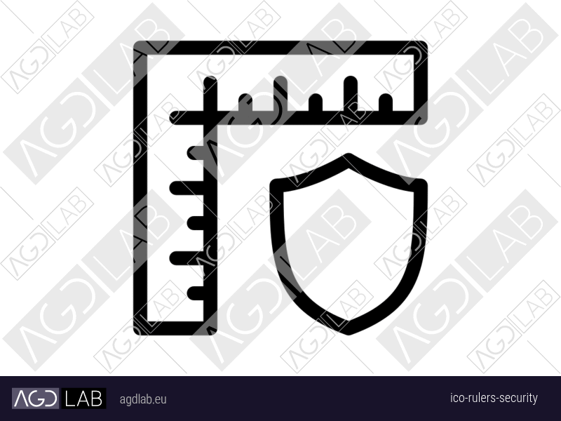 Rulers security icon