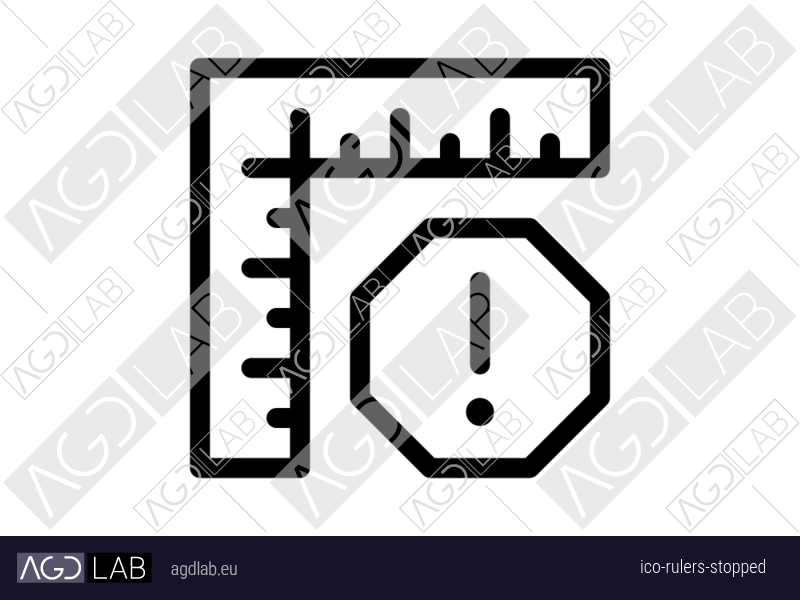 Rulers stopped icon