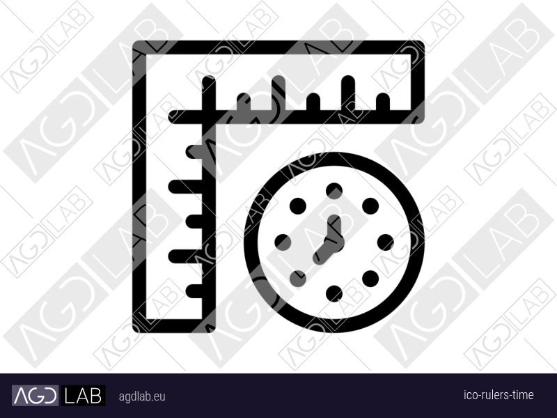 Rulers time icon
