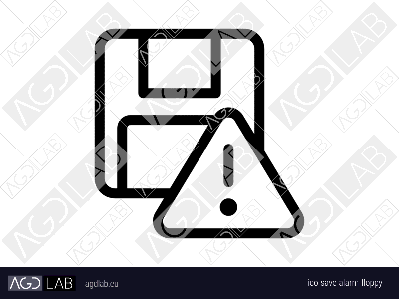 Save alarm floppy icon