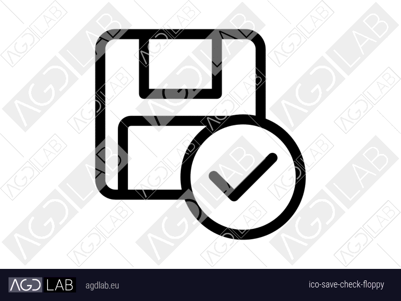 Save check floppy icon