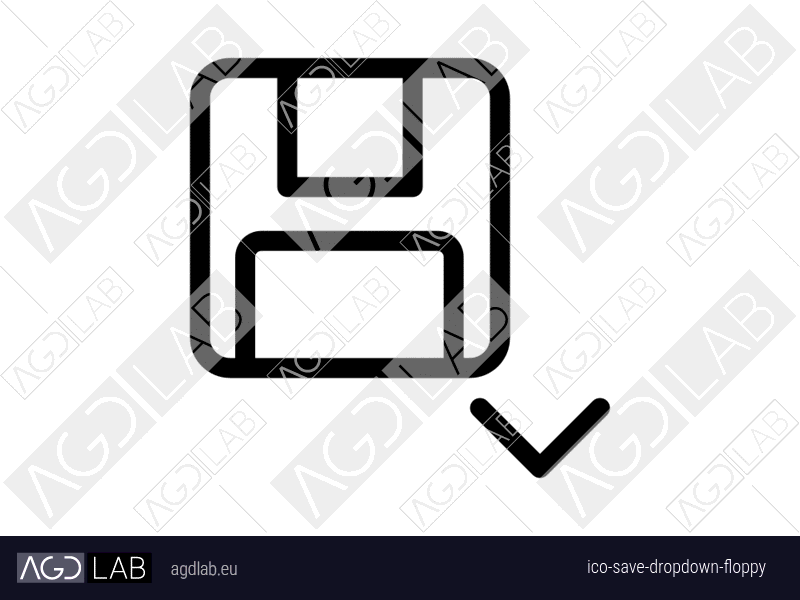 Save dropdown floppy icon