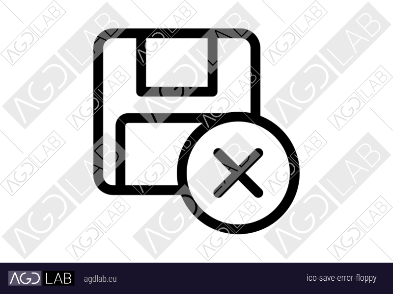 Save error floppy icon