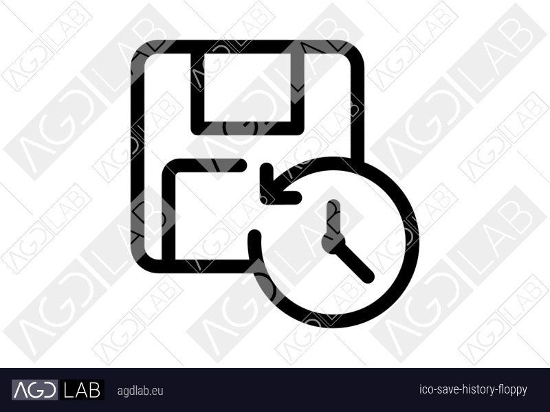Save history floppy icon