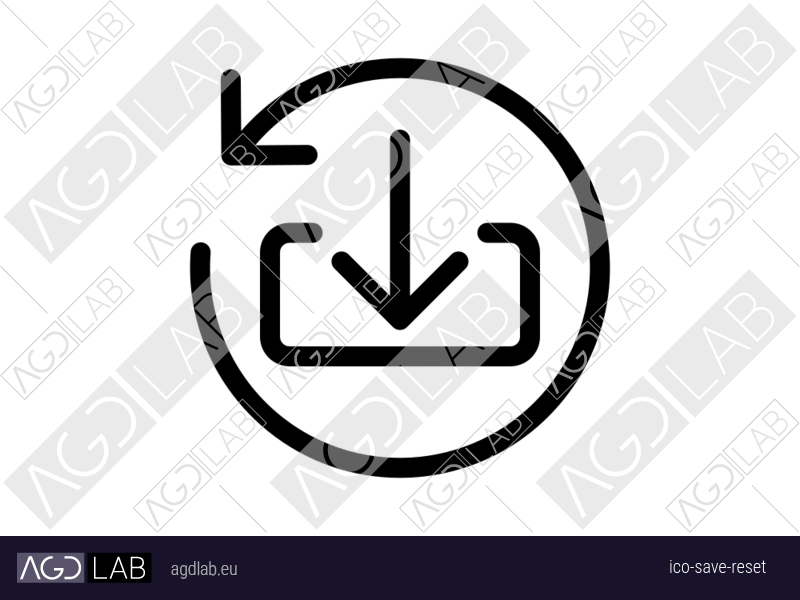 Save reset icon