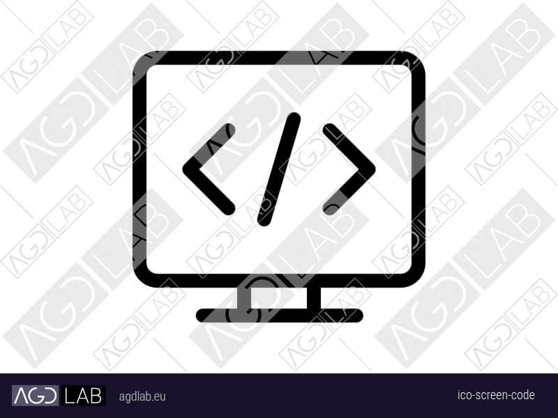 Screen code icon