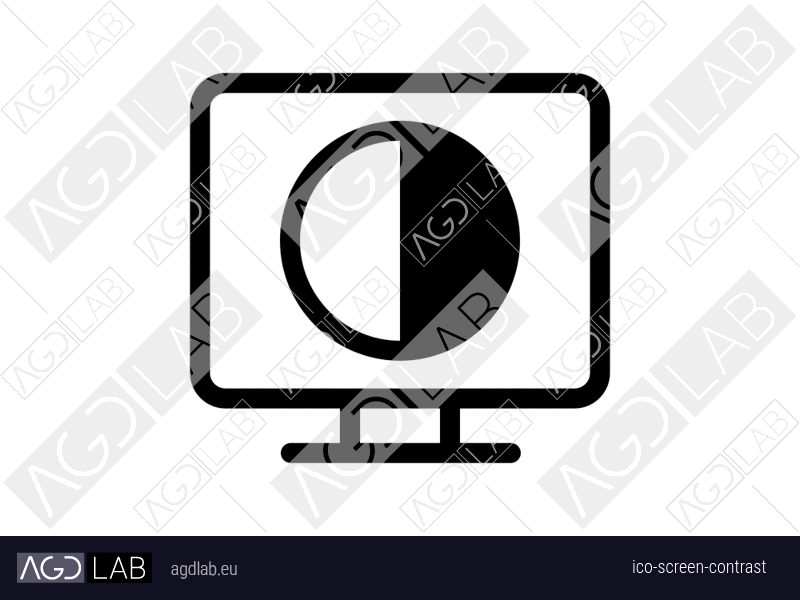 Screen contrast icon