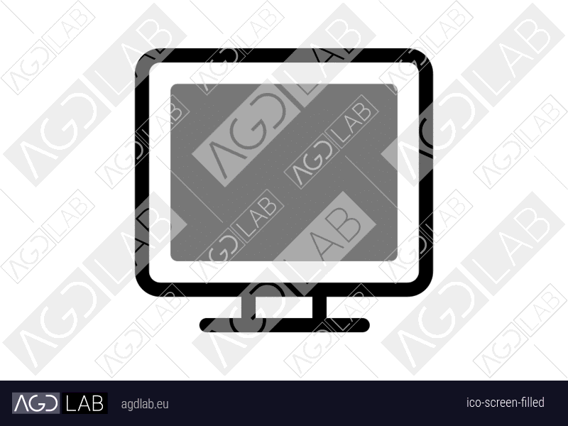 Screen filled icon