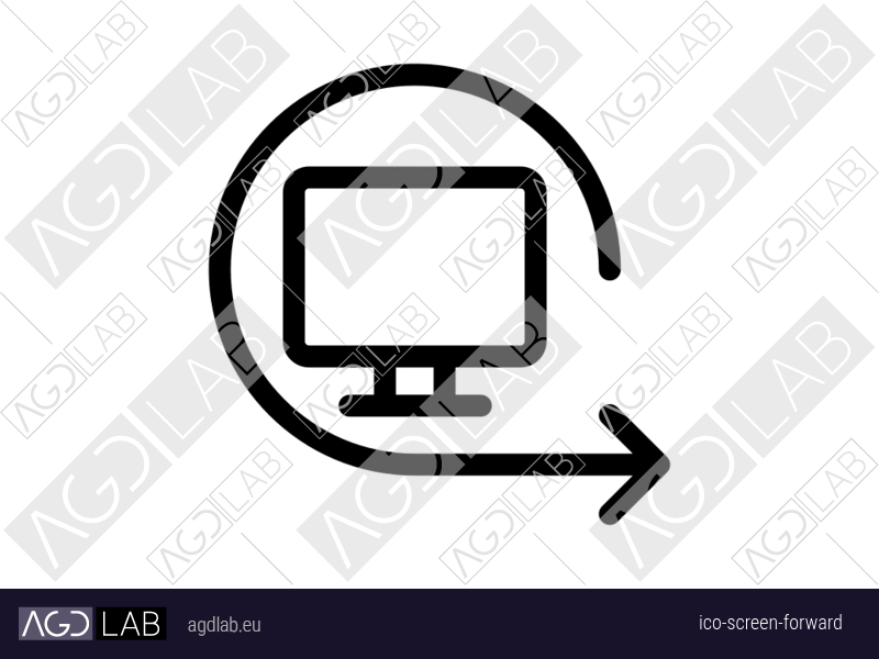 Screen forward icon