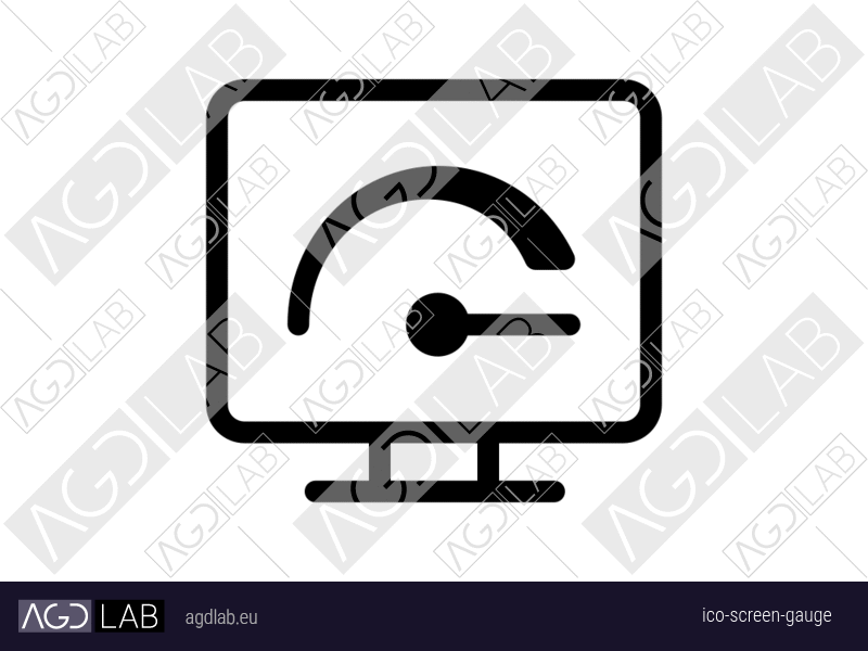 Screen gauge icon