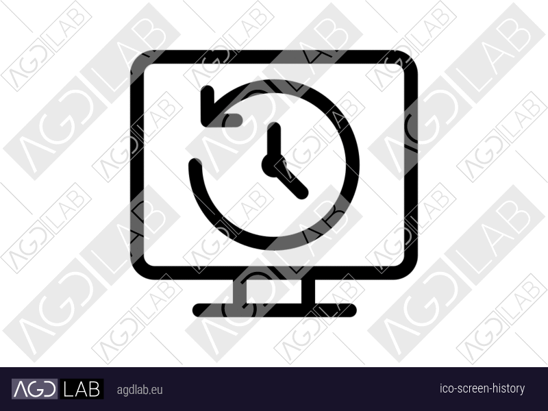 Screen history icon