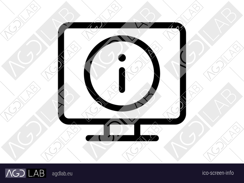 Screen info icon