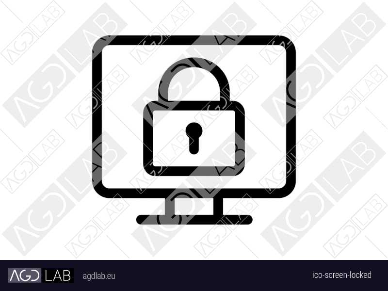 Screen locked icon
