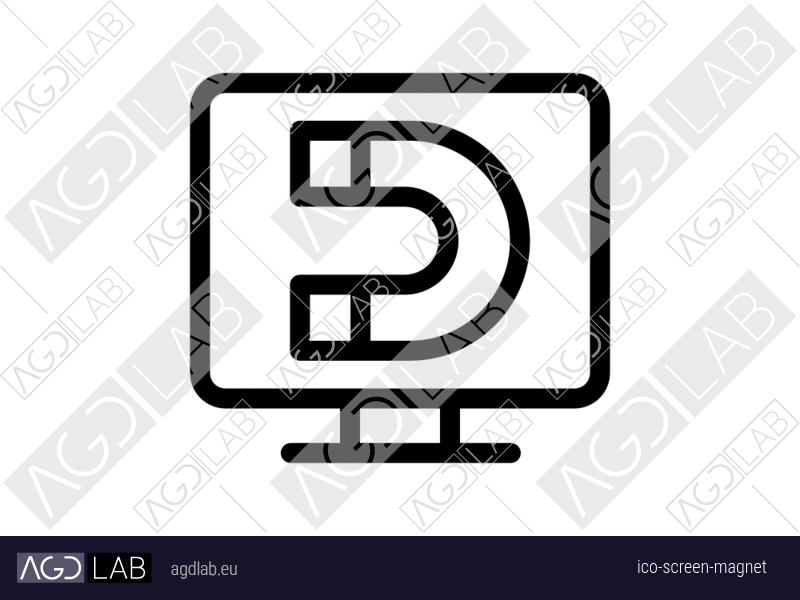 Screen magnet icon