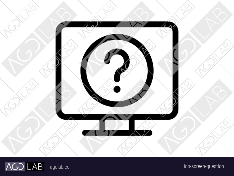 Screen question icon