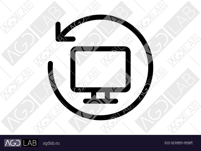 Screen reset icon