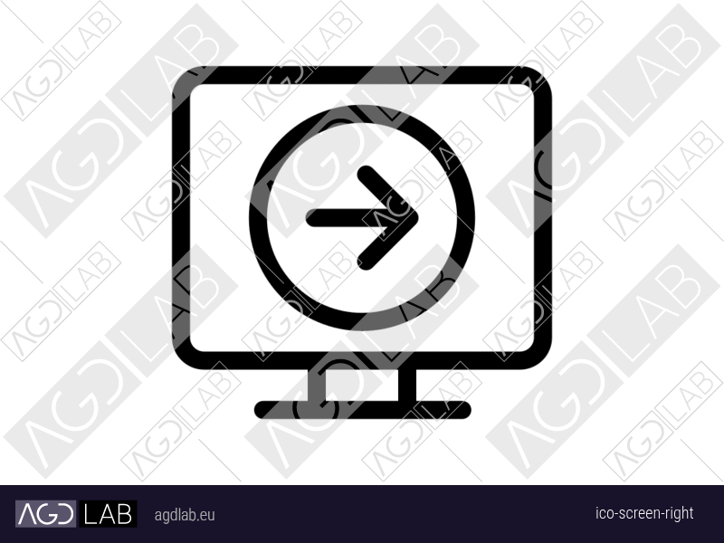 Screen right icon