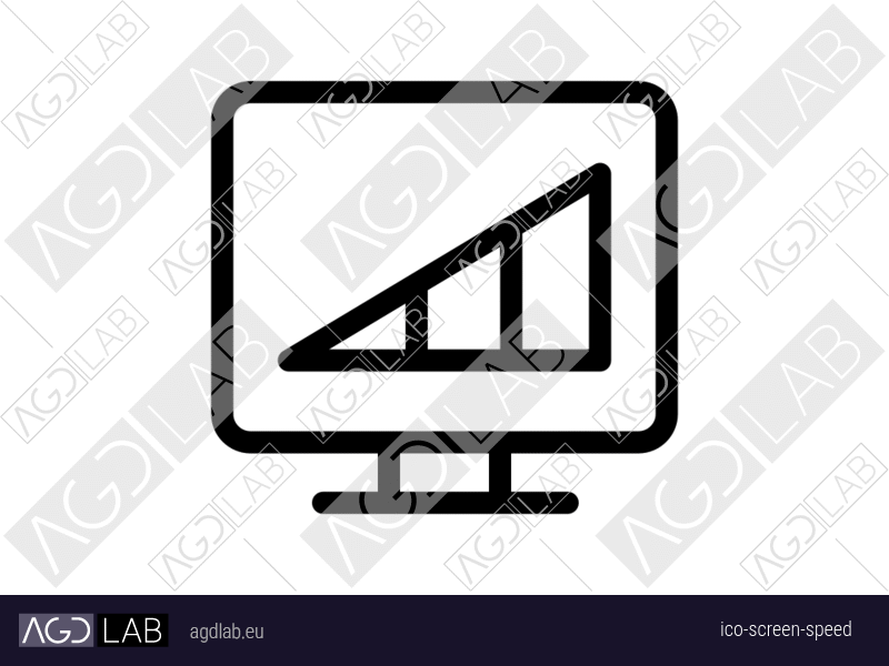 Screen speed icon