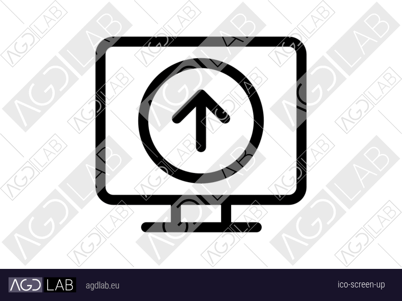 Screen up icon