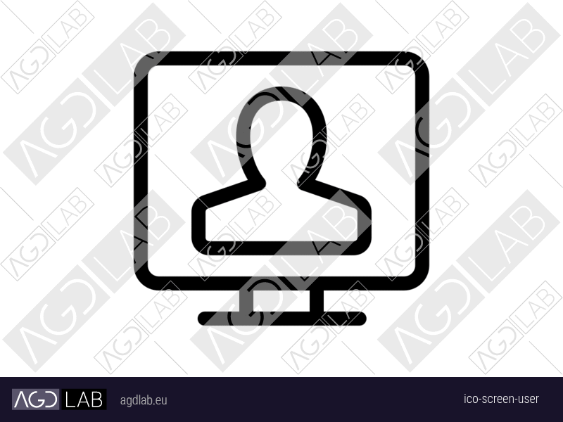 Screen user icon