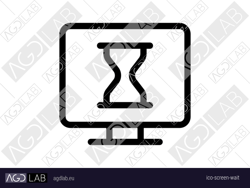 Screen wait icon