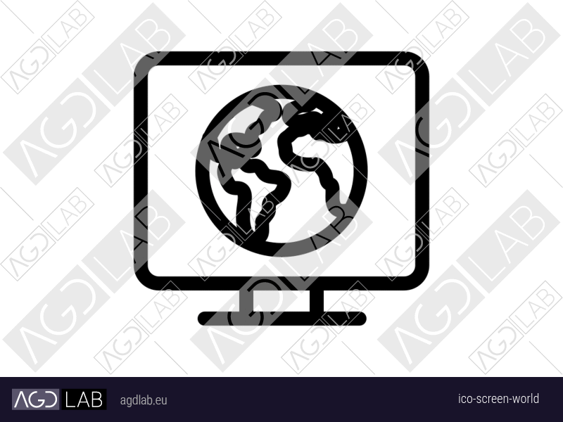 Screen world icon