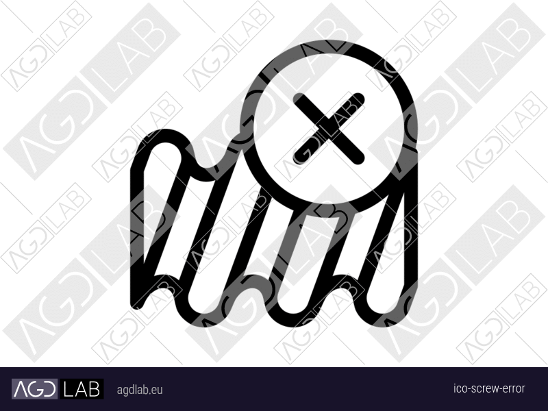 Screw error icon