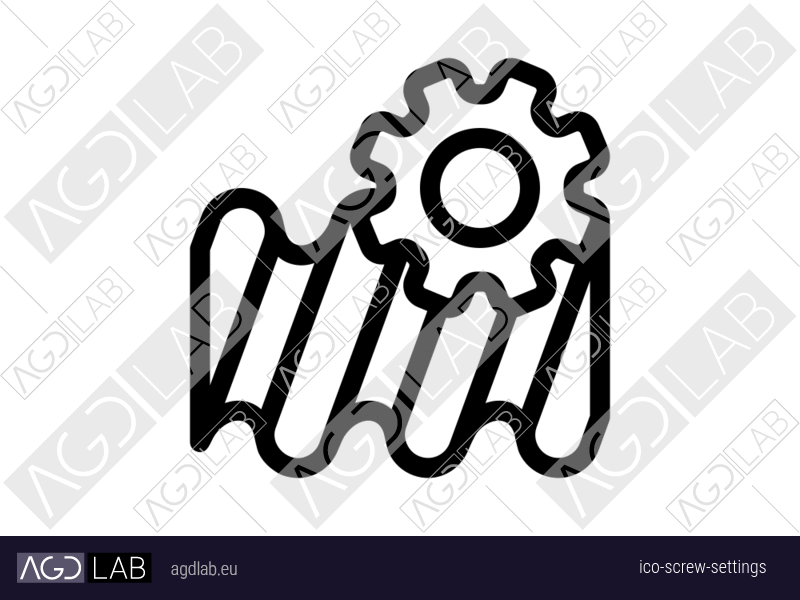 Screw settings icon