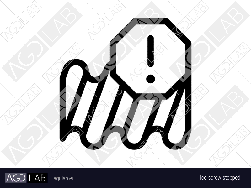 Screw stopped icon