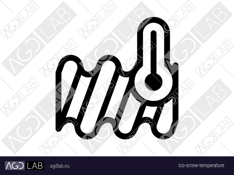 Screw temperature icon