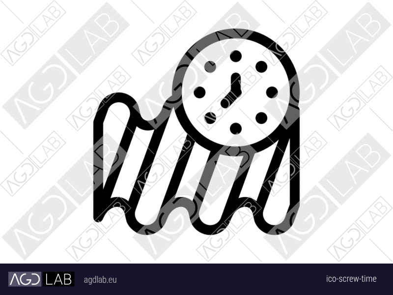 Screw time icon