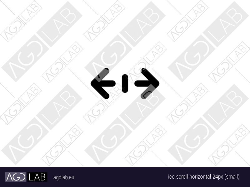 Scroll horizontal 24px (small) icon