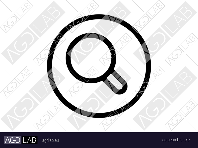 Search circle icon