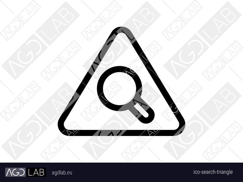 Search triangle icon