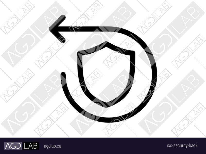 Security back icon